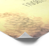 引用文カスタム自然アートの追加 ポスター (角)