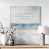 引用文カスタム追加イベント詳細ブルーウォーター色 ポスター