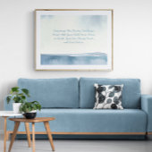 引用文カスタム追加イベント詳細ブルーウォーター色 ポスター