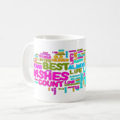 引用文カフェ コーヒーマグカップ (正面左)