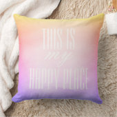 引用文カラフル水彩グラデーション枕 クッション (ブランケット)