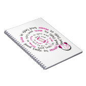 引用文ガーリー男性の音楽の悪趣味の良い味 ノートブック (右側)