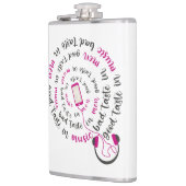 引用文ガーリー男性の音楽の悪趣味の良い味 フラスク (左)