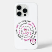 引用文ガーリー男性の音楽の悪趣味の良い味 Case-Mate iPhoneケース (裏面)