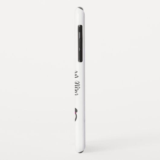 引用文ガーリー男性の音楽の悪趣味の良い味 Case-Mate iPhoneケース (裏面/左)