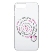 引用文ガーリー男性の音楽の悪趣味の良い味 Case-Mate iPhoneケース (裏面)