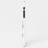 引用文ガーリー男性の音楽の悪趣味の良い味 iPhoneケース (左側)