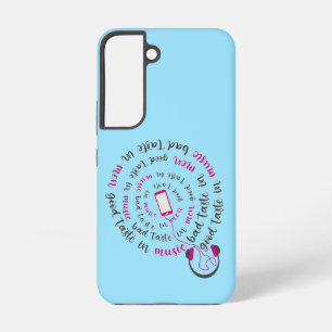 引用文ガーリー男性の音楽の悪趣味の良い味 SAMSUNG GALAXY S22ケース