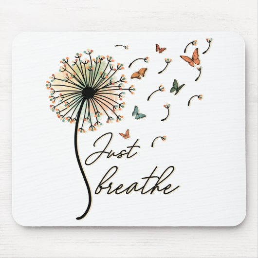 引用文ギフトを感動的吸う マウスパッド (正面)