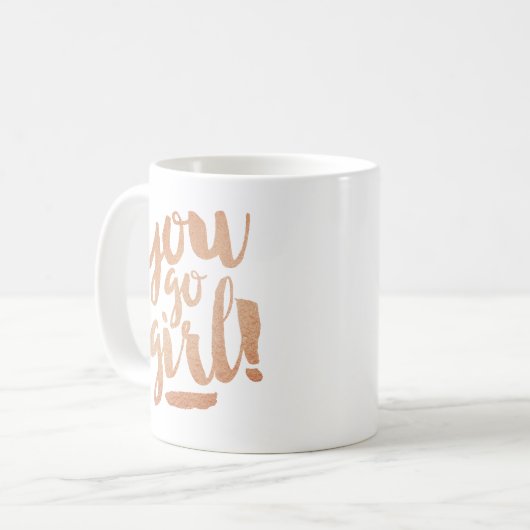 引用文クラシックマグモチベーションボス コーヒーマグカップ (正面左)