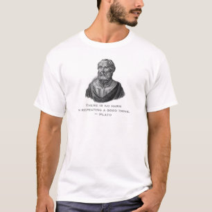 引用文グッドデート哲学者プラトン Tシャツ
