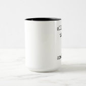 引用文コーヒーマグ、すべての良い事 マグカップ (中央)