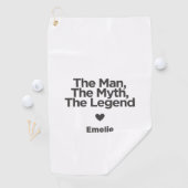 引用文シンプルパパギフトパーソナライズされた ゴルフタオル (インサイチュ)