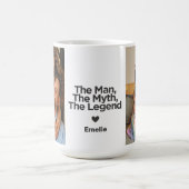 引用文シンプルパパギフト コーヒーマグカップ (中央)