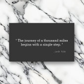 引用文シンプル作家・ライターII向け名刺 名刺