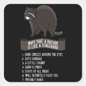 引用文スおもしろいタージハンドギフトローディステージクルー スクエアシール (正面)