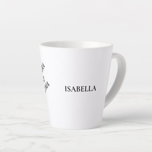 引用文スペインのバタフ運ロ卒業生 カフェラテマグ (右アングル)