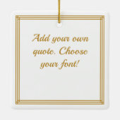 引用文セラミックオーナメントの追加 セラミックオーナメント (裏面)