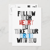 引用文テンプレート ポストカード (正面/裏面)