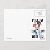 引用文テンプレート ポストカード (裏面)