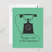 引用文デザイン ポストカード (正面/裏面)