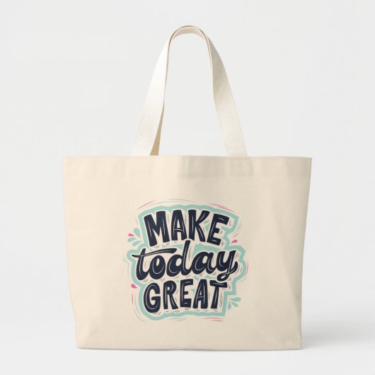 引用文トートバッグ ラージトートバッグ (正面)