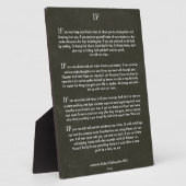 引用文バイもしルドヤード・キプリング(ジャングルブック作家) フォトプラーク (側面)