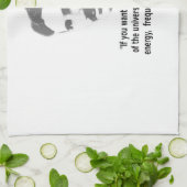 引用文バイニコラテスラ キッチンタオル (折り畳み)