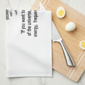 引用文バイニコラテスラ キッチンタオル (四つ折り)