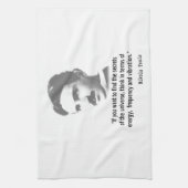 引用文バイニコラテスラ キッチンタオル (縦)