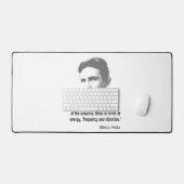 引用文バイニコラテスラ デスクマット (キーボード&マウス)