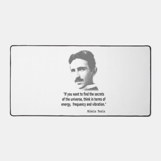 引用文バイニコラテスラ デスクマット (正面)