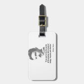 引用文バイニコラテスラ ラゲッジタグ (正面縦)