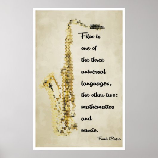 引用文バイフランクカプラ – 数学ポスター ポスター (正面)