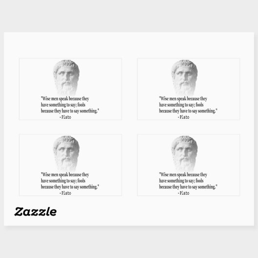 引用文バイプラト 長方形シール (シート)