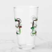 引用文パーソナライズされたビールガラスパパ タンブラーグラス (左)