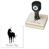引用文パーソナライズされたユニコーン ラバースタンプ (押印)