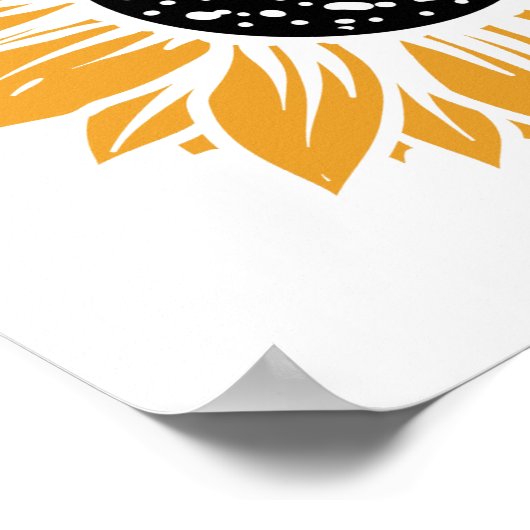 引用文ビーひまわり ポスター (角)