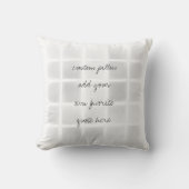 引用文ピローウォーターカスタムカラーのホームデコを追加 クッション (正面)