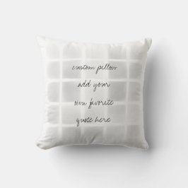 引用文ピローウォーターカスタムカラーのホームデコを追加 クッション