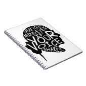 引用文フェミニストギフト、悪名高いRBG ノートブック (右側)