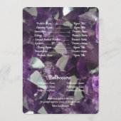 引用文フォトパープルアメジストクリスタル葬儀 プログラム (裏面)
