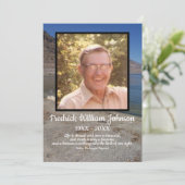 引用文フォトレイクシーガル背景葬儀 プログラム (スタンド正面)