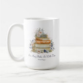 引用文ブッカスタムクヴィンテージベージュブルーフラワーズ コーヒーマグカップ (左)