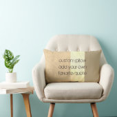 引用文ベージュカスタムセピア装飾用クッションの追加 ランバークッション (椅子)