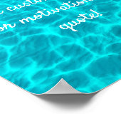 引用文ポスタカスタムーの作成 – スイミングプール ポスター (角)