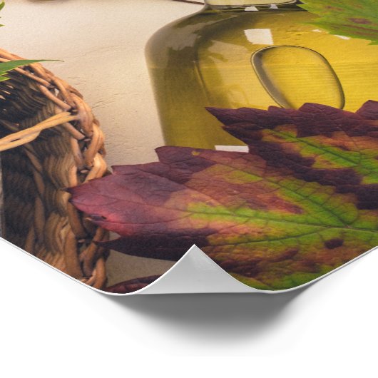 引用文ポスタカスタムーの作成 – ブドウ&ワイン ポスター (角)