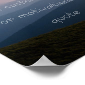 引用文ポスタカスタムーの作成 – Pink Sunset ポスター (角)