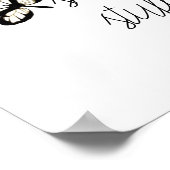 引用文ポスターは決して小さな物を汗をかかない ポスター (角)