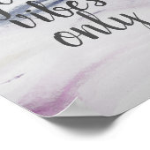 引用文ポスター良い雰囲気のみ抽象デザイン ポスター (角)